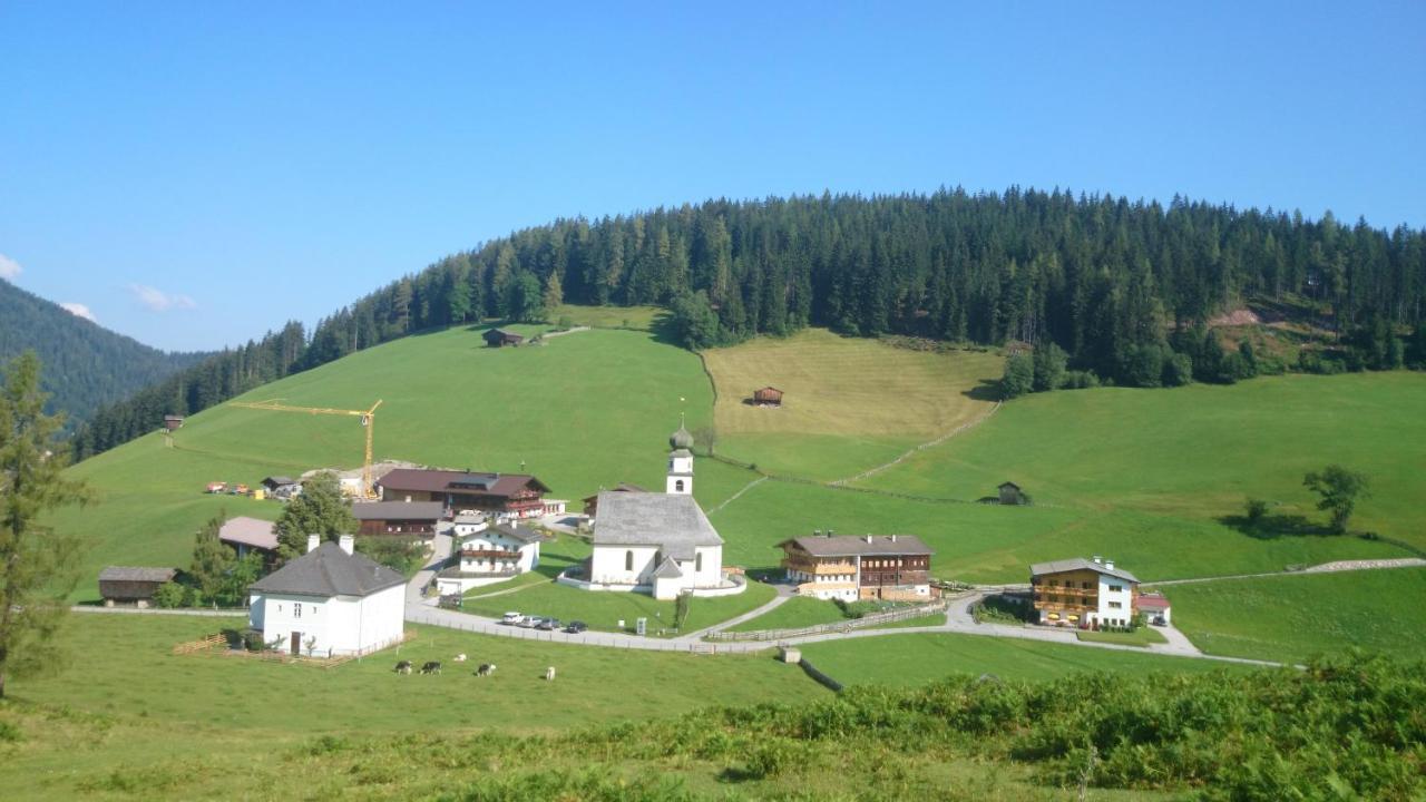 Berggasthof Schatzbergalm Thierbach Eksteriør billede